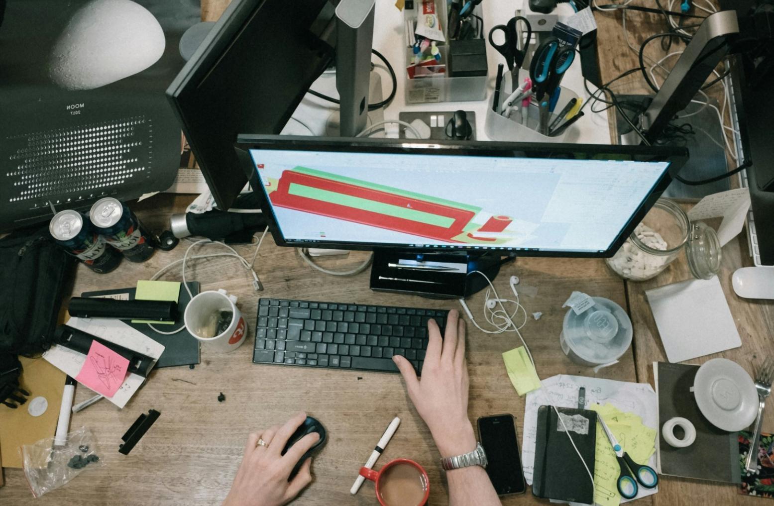 Modélisation 3D en cours avec détails techniques